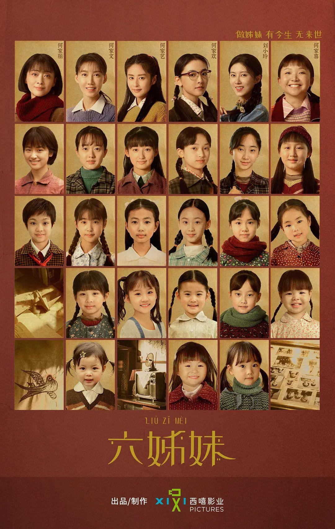 《六姊妹》是楼健导演、尹北编剧，梅婷、陆毅、邬君梅、奚美娟等演员主演的一部家庭伦