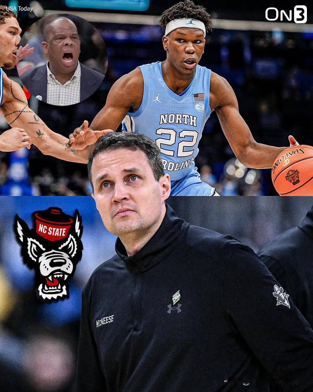 北卡州立主帅Will Wade要挑战北卡大学主帅Hubert Davis，谈到转