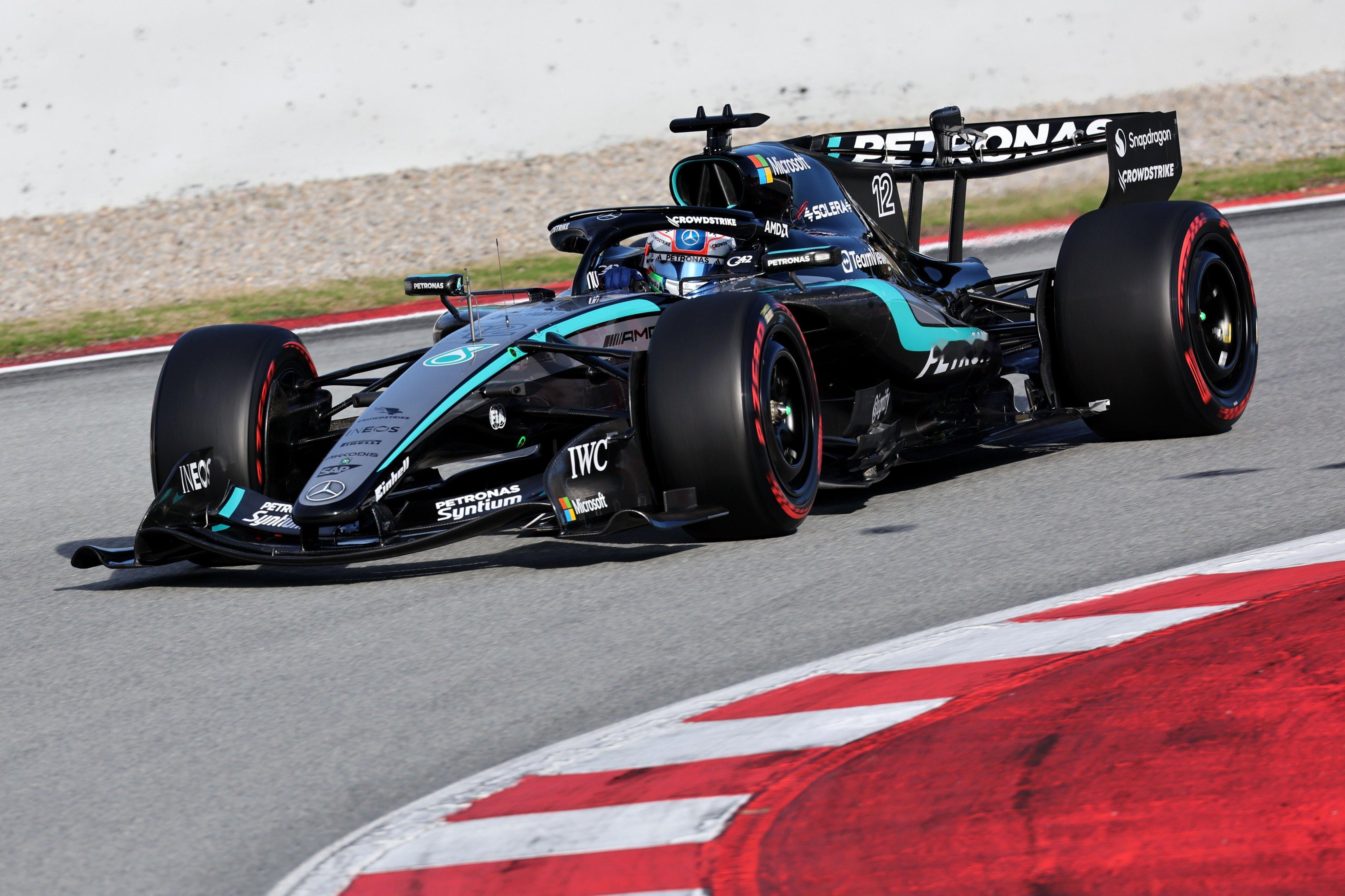 F1闭门测试第三天🏎👀安东内利（梅赛德斯）总计完成91圈～最快圈1:17.3