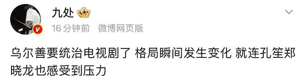 乌尔善要拍电视剧了 