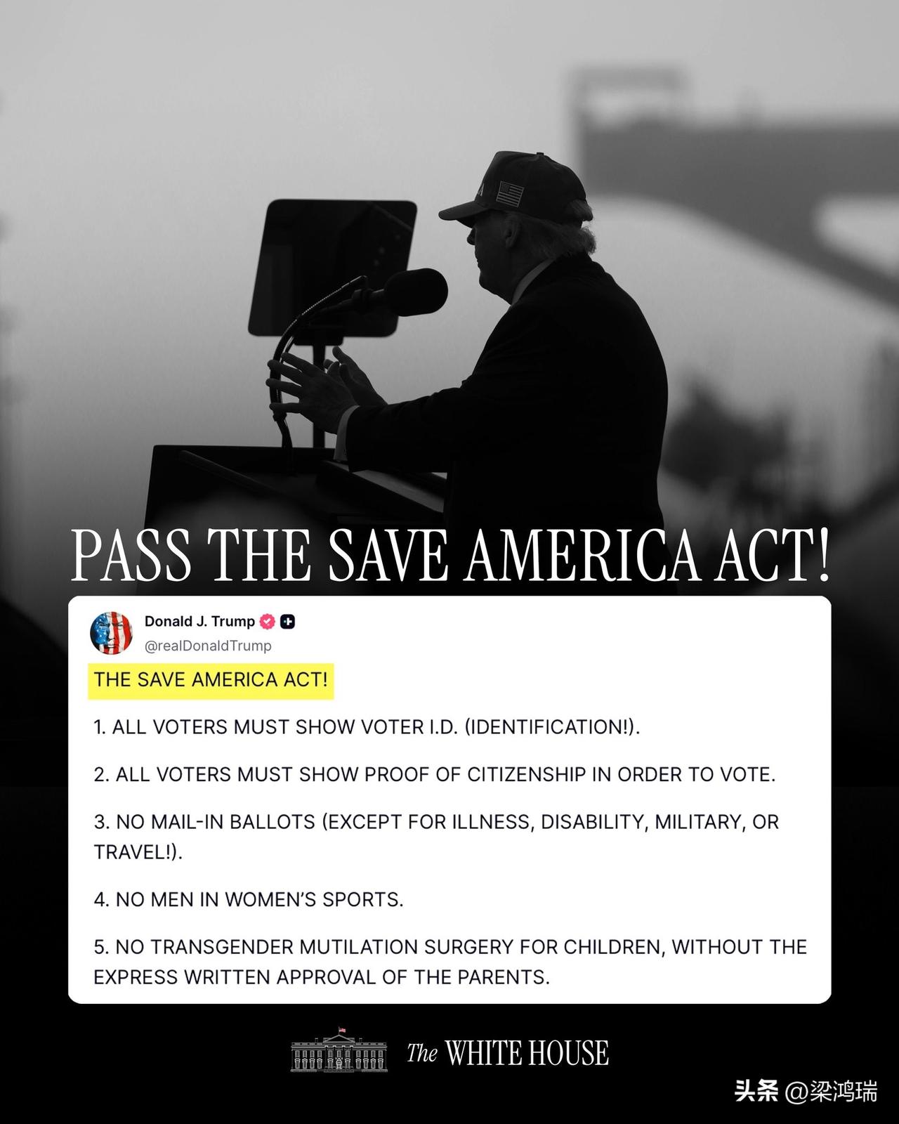 附图展示了特朗普（Donald J. Trump）于 2026 年初在社交媒体 