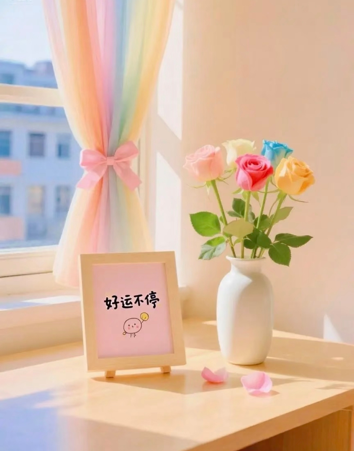 热爱是生命的底色，不慌不忙，无忧无虑，愿你活成自己期待的样子～元气满满的一天开始