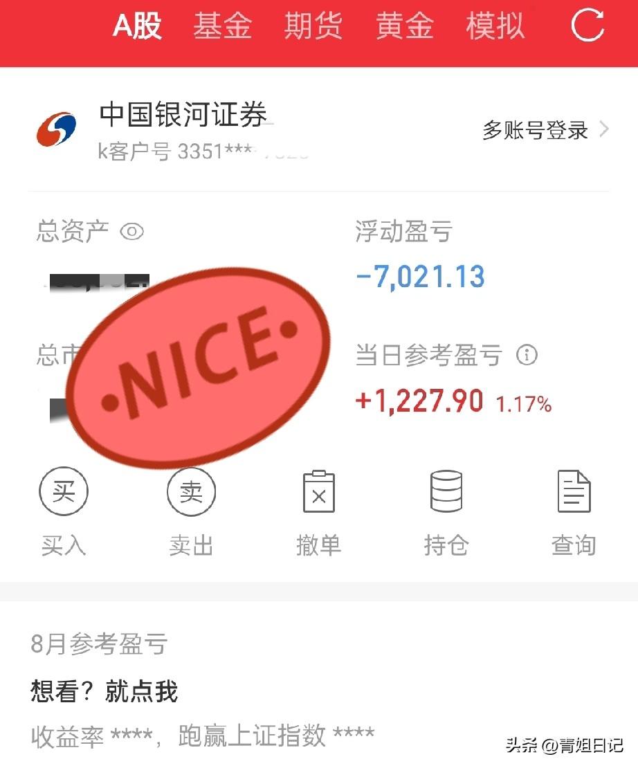 今天账户红了1000多，够吃几顿大餐了，但我一点都开心不起来——因为这钱本来应该