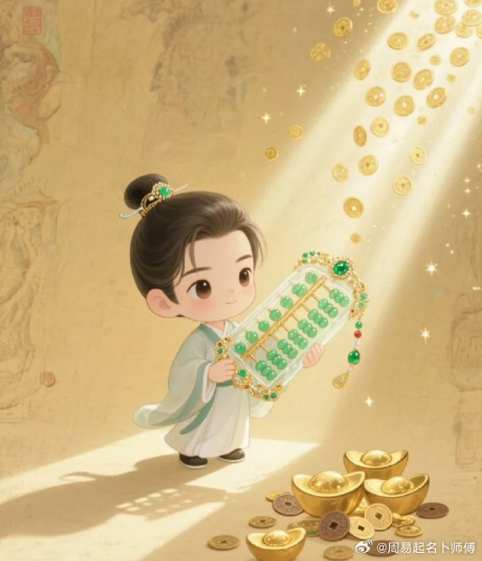 算盘落响，财禄绵长。心若存光，便有远方。心有所向，终有所偿。点一盏心灯，活成自己