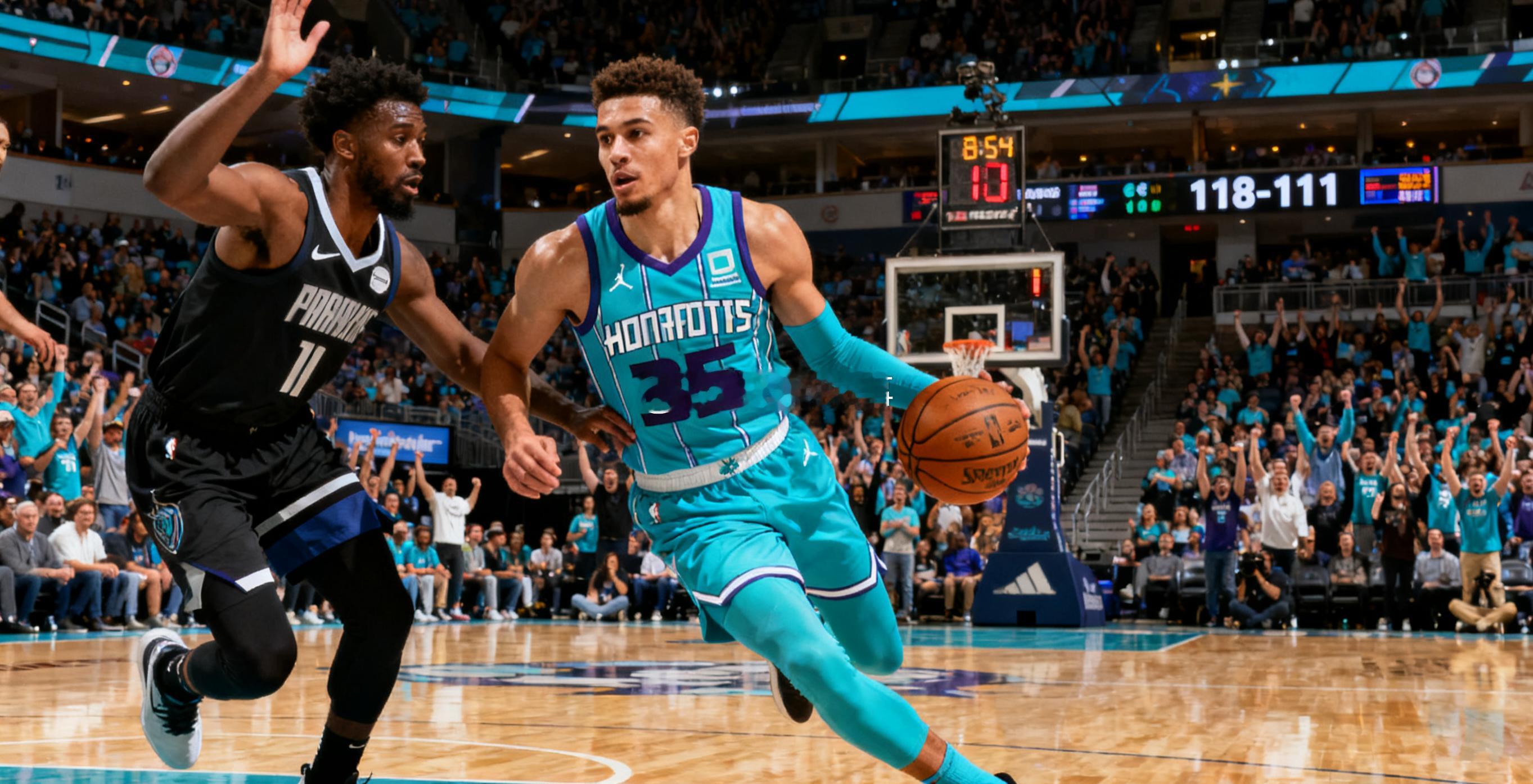 黄蜂加时爆冷击败猛龙：主场作战的黄蜂以118 - 111加时战胜东部第2的猛龙，