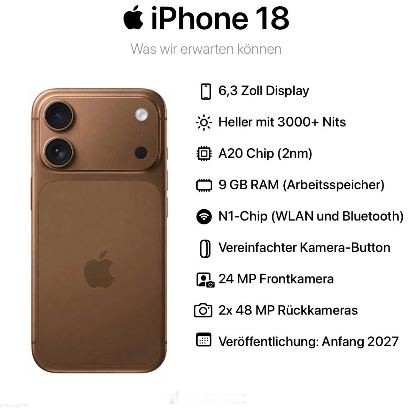曝iPhone18无缘iOS27两大功能爆料称明年上半年发布的iPhone18标