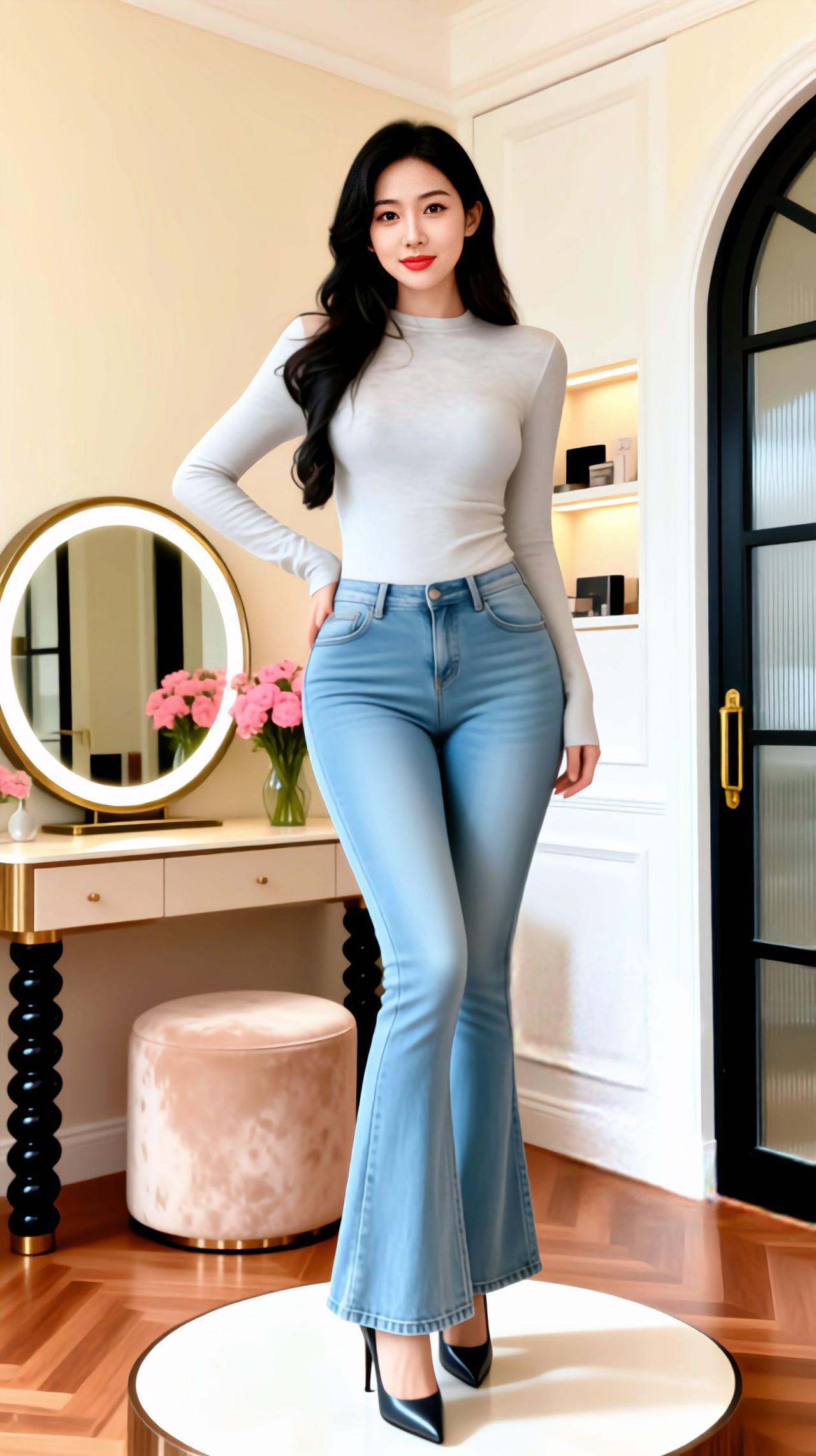 服装时装爱美穿搭时尚潮流 腰精已上线 秀身材穿搭 美女街拍穿搭 这样的身材你们打