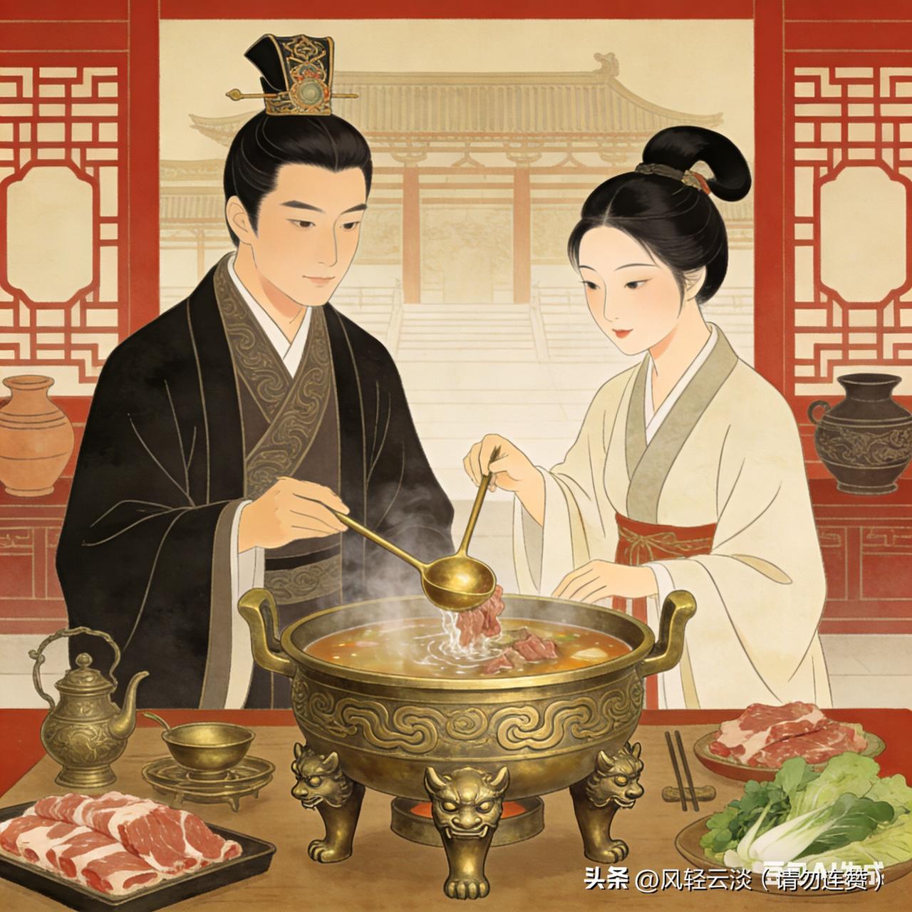 原来火锅是汉朝人的标配！考古挖出的神器，和现在的小火锅一模一样
 
汉朝的吃货早