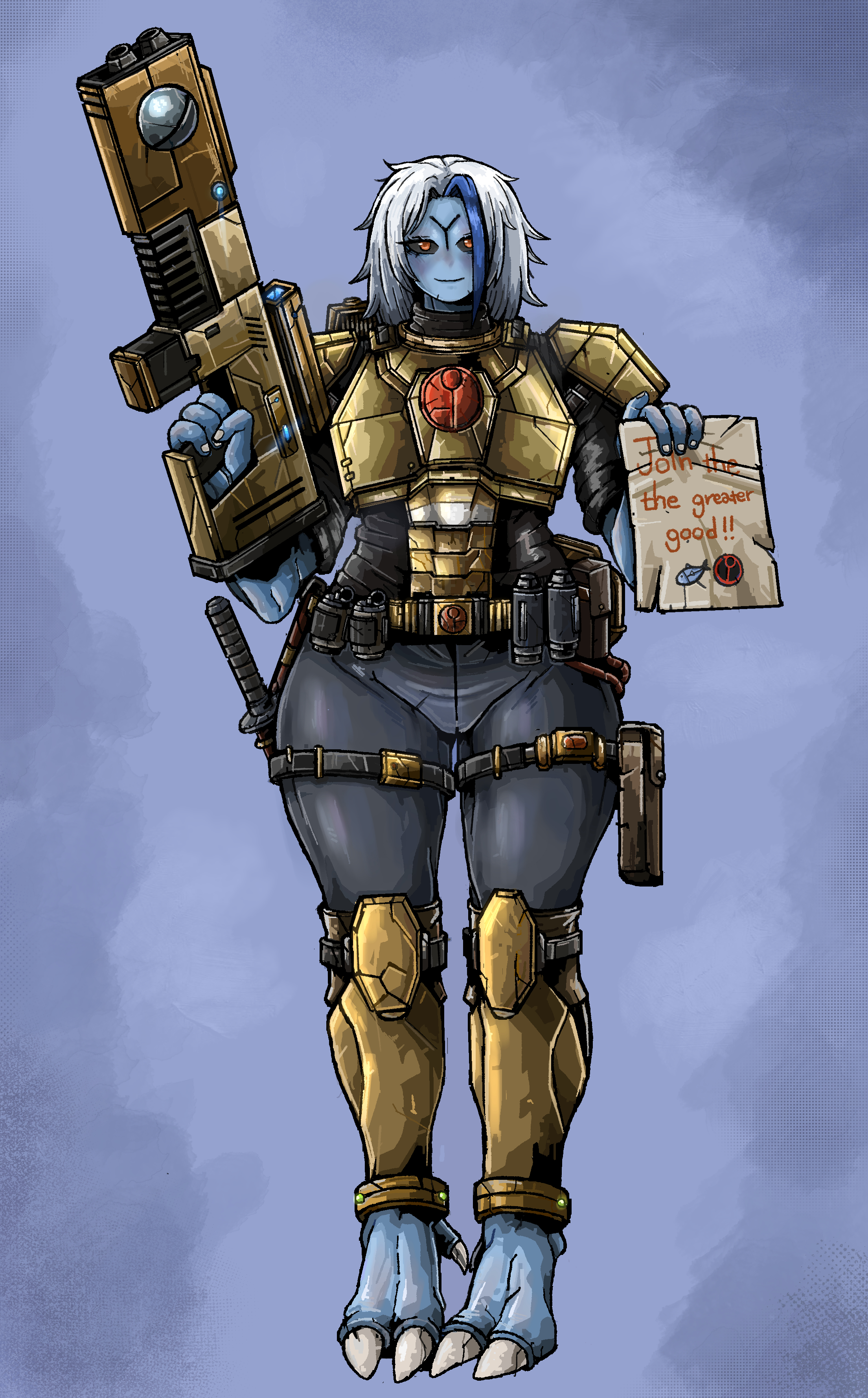 战锤40k 钛帝国女战士by Octosoup