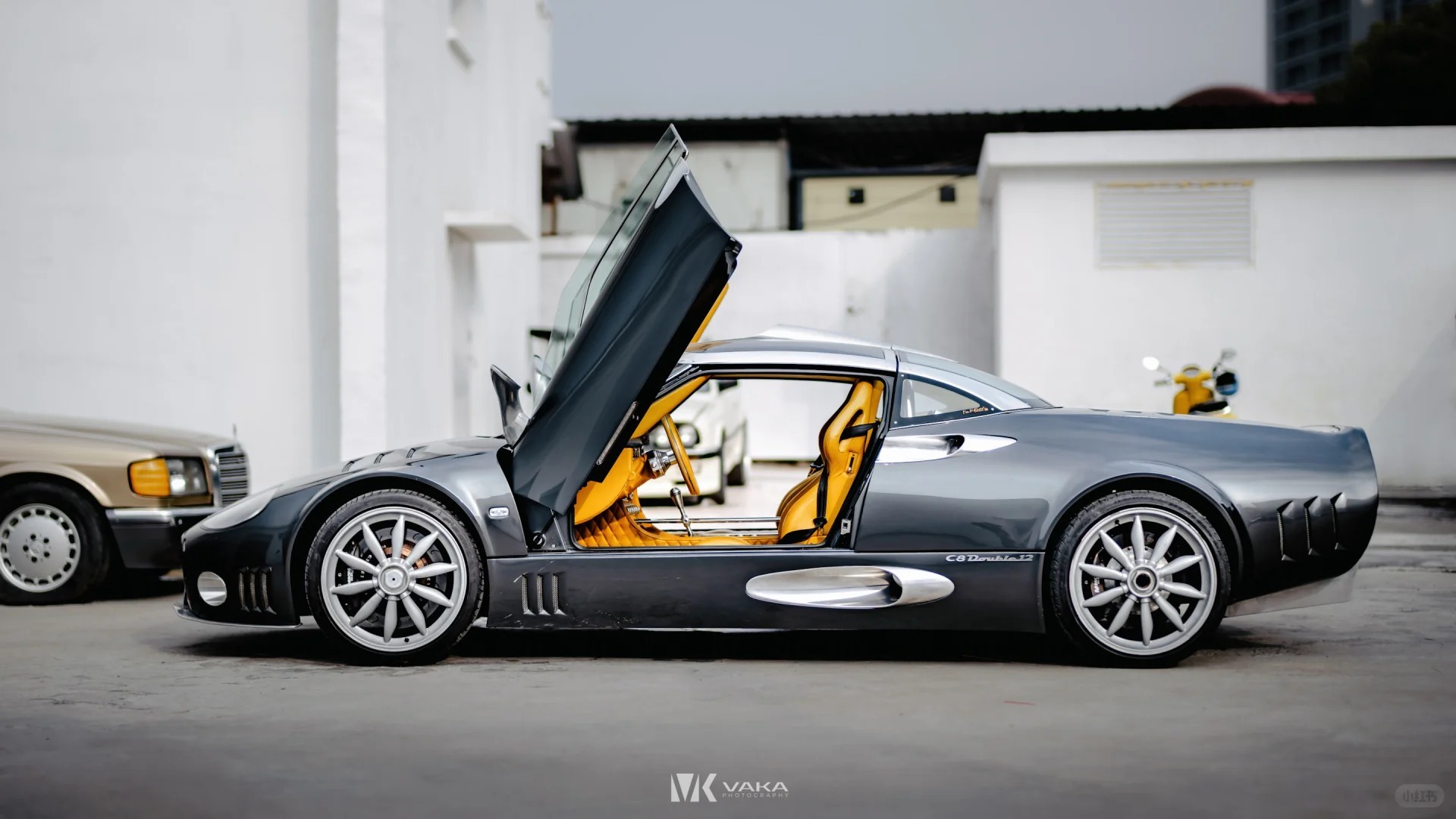 好车分享 Spyker C8，2006年北京车展曾经展出过的长尾款世爵C8，长尾