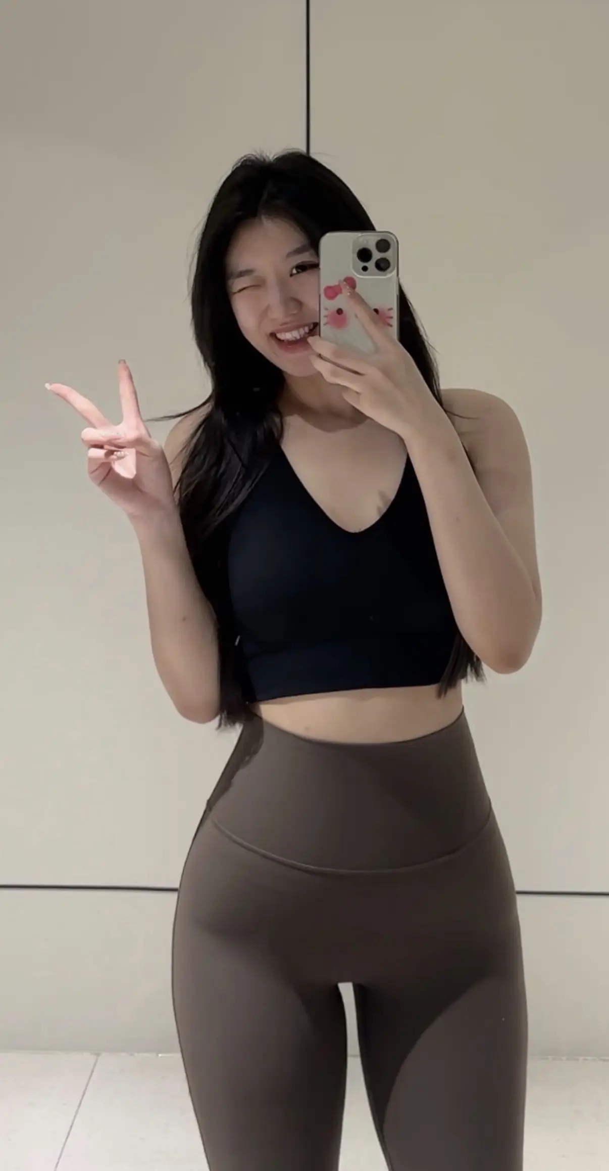 瑜伽裤穿搭 瑜伽裤 瑜伽服ootd 分享我的瑜伽裤穿搭 健身女孩