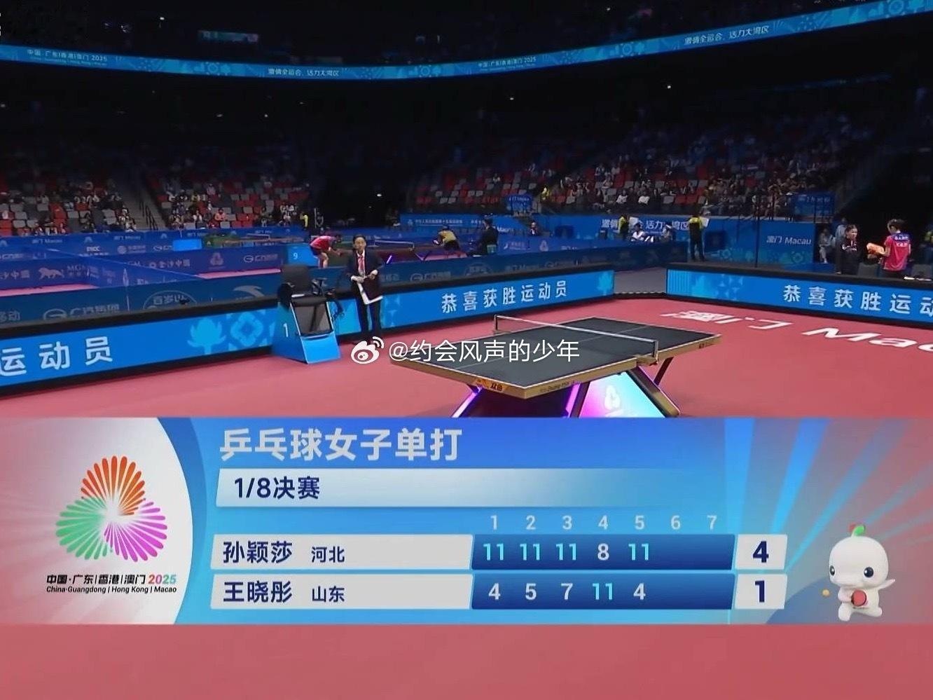 ｜ 正手冲+反手撕，这莎莎没人拦得住啊，恭喜孙颖莎毫无悬念进入乒乓女单八强。 