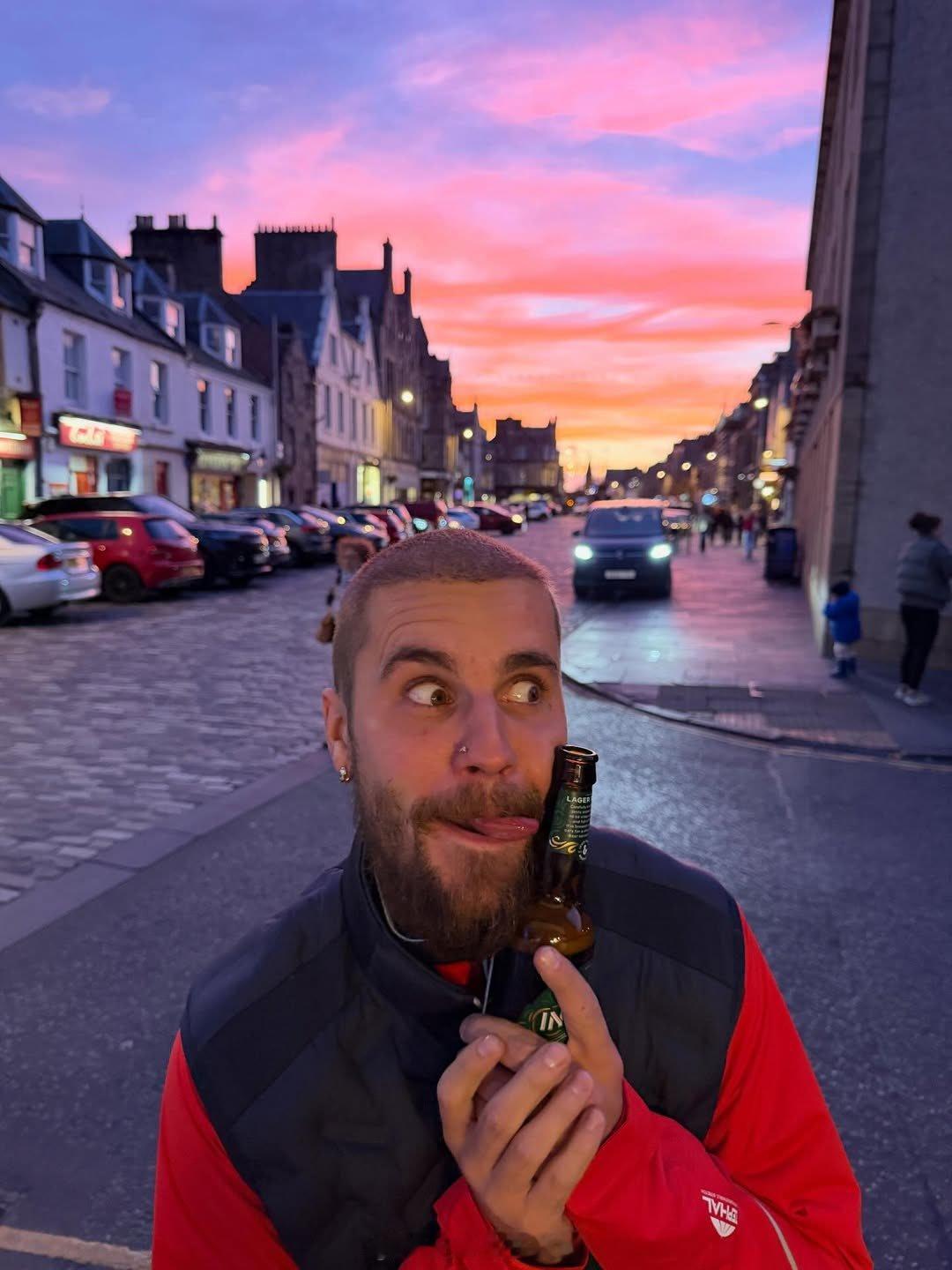 JB在苏格兰。 ​​​