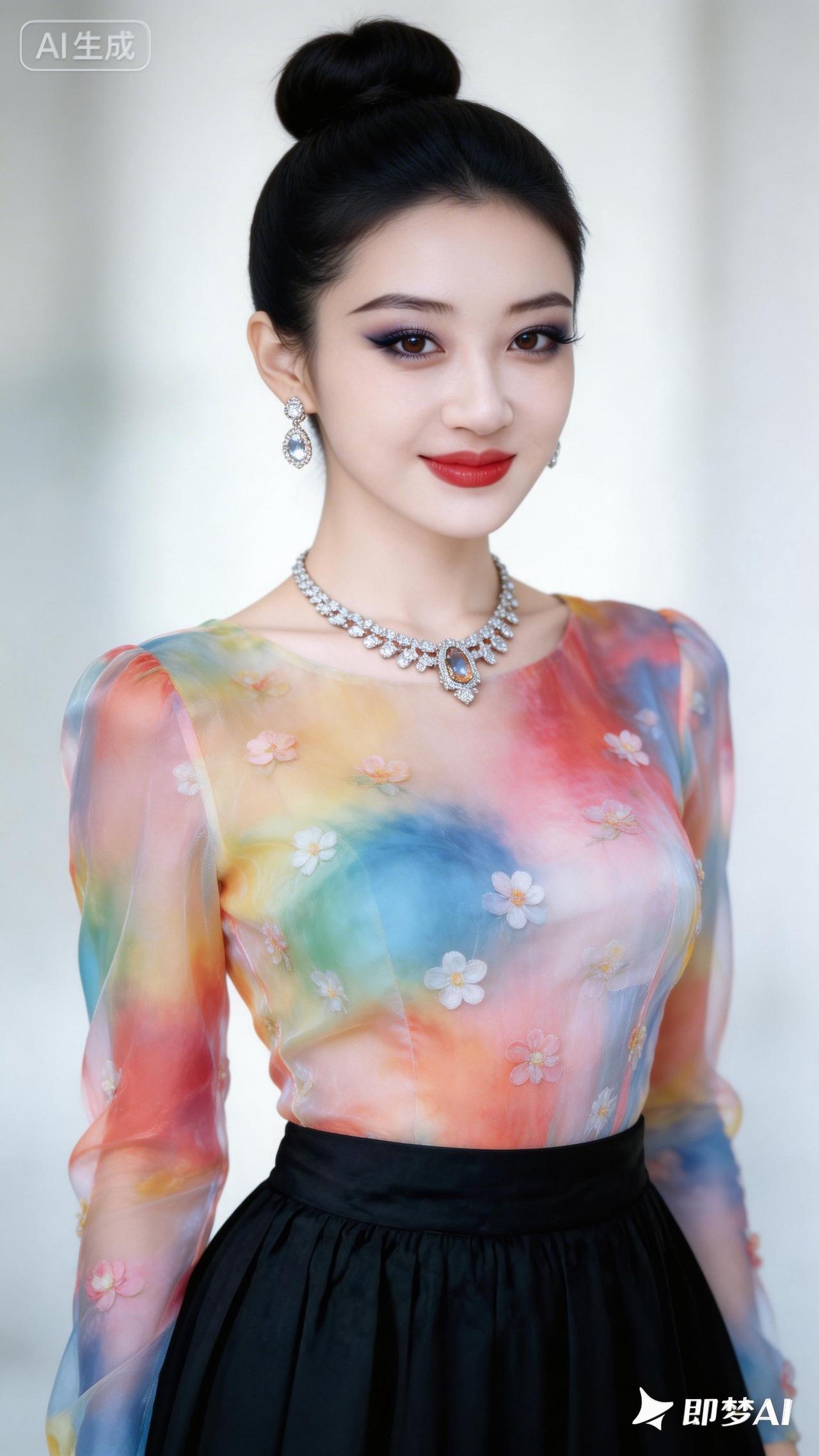 梦幻少女风，花海中的优雅公主🌸✨