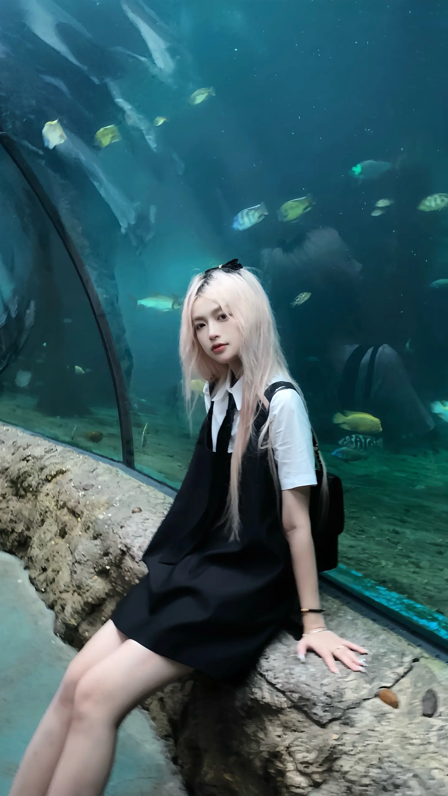 “和我一起 坠入海底”