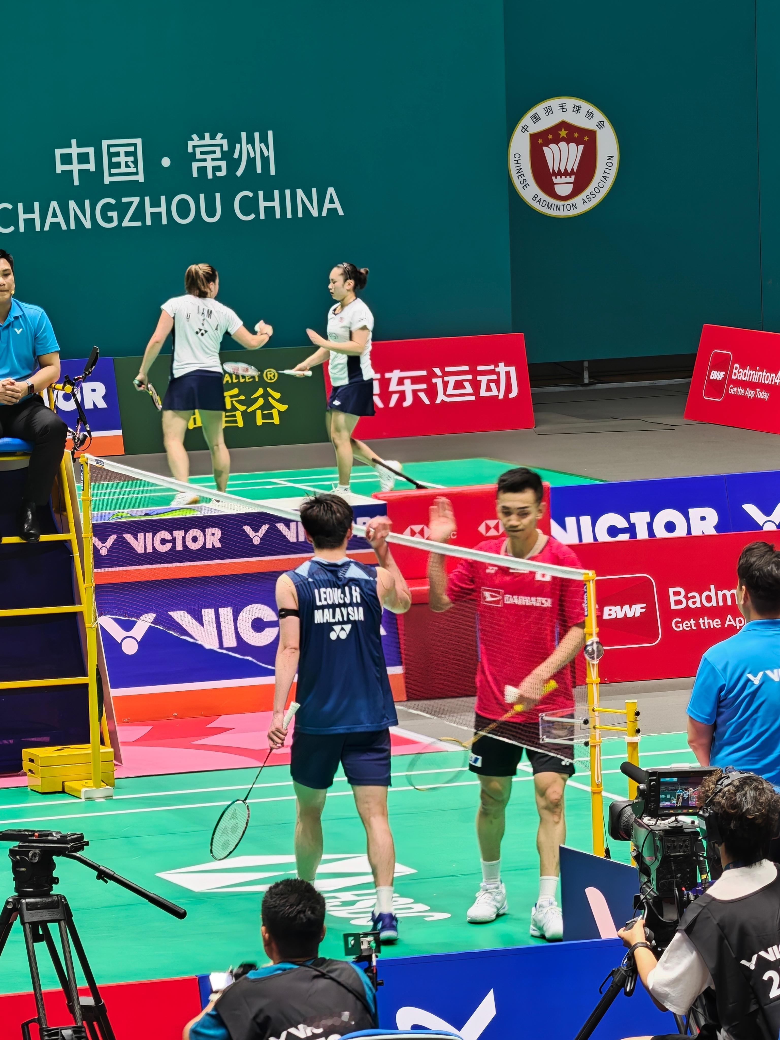 梁峻豪🇲🇾 21-15、21-18 🇯🇵西本拳太下轮：昆拉武特🇹🇭 