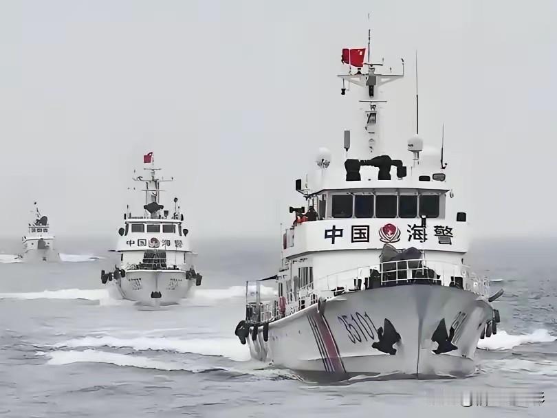 当着台海巡船的面，大陆海警拿起高频话筒，说出了两句台方从未公开听到过的话。

6