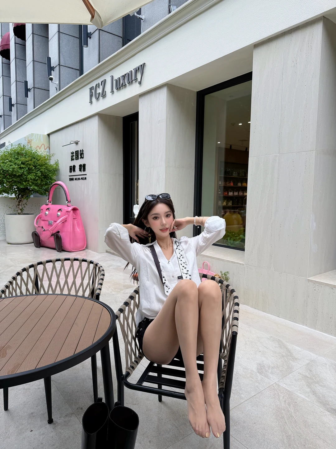 OOTD、白衬衫
