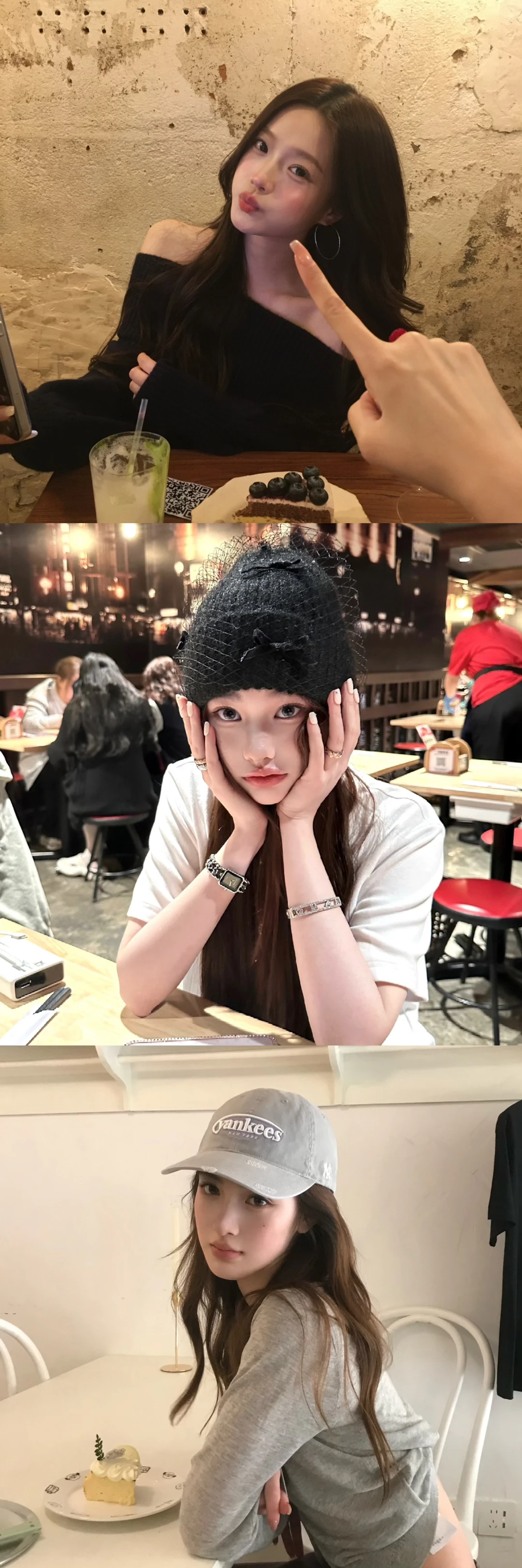 存一些好看的吃饭拍照📷姿势！