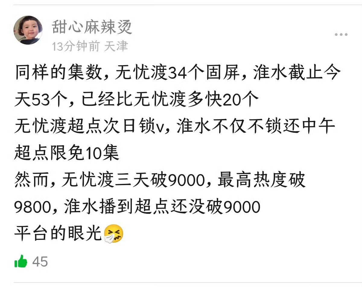 无忧渡 谁看了不说一句271眼光是这个👎🏻 ​​​