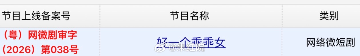 徐梦洁、任世豪《好一个乖乖女》过审下证 