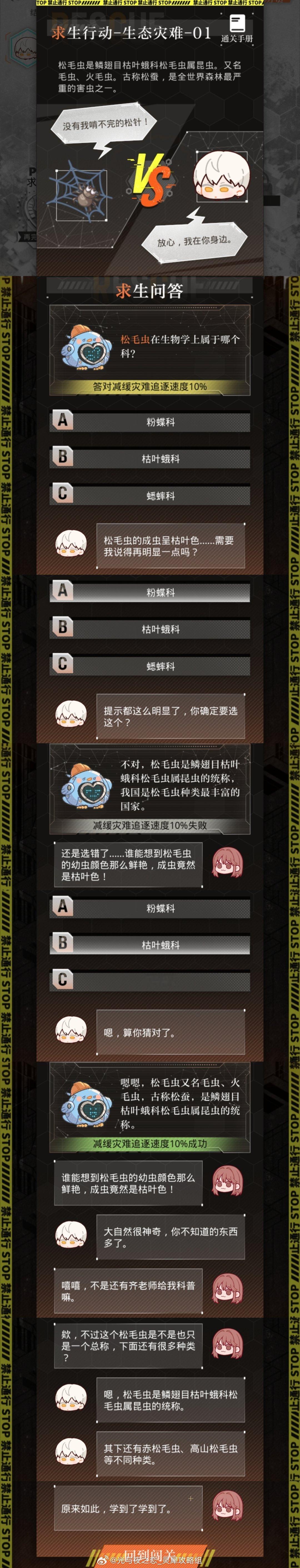 #光与夜之恋[超话]# 危机考验 | 求生问答&求生贴士存档-齐司礼#超话创作官