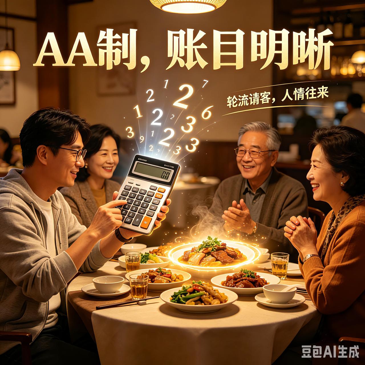 请客轮流做东看似体面，反倒不如AA制长久？很多人搞错了交友分寸
 
曾记梁实秋说