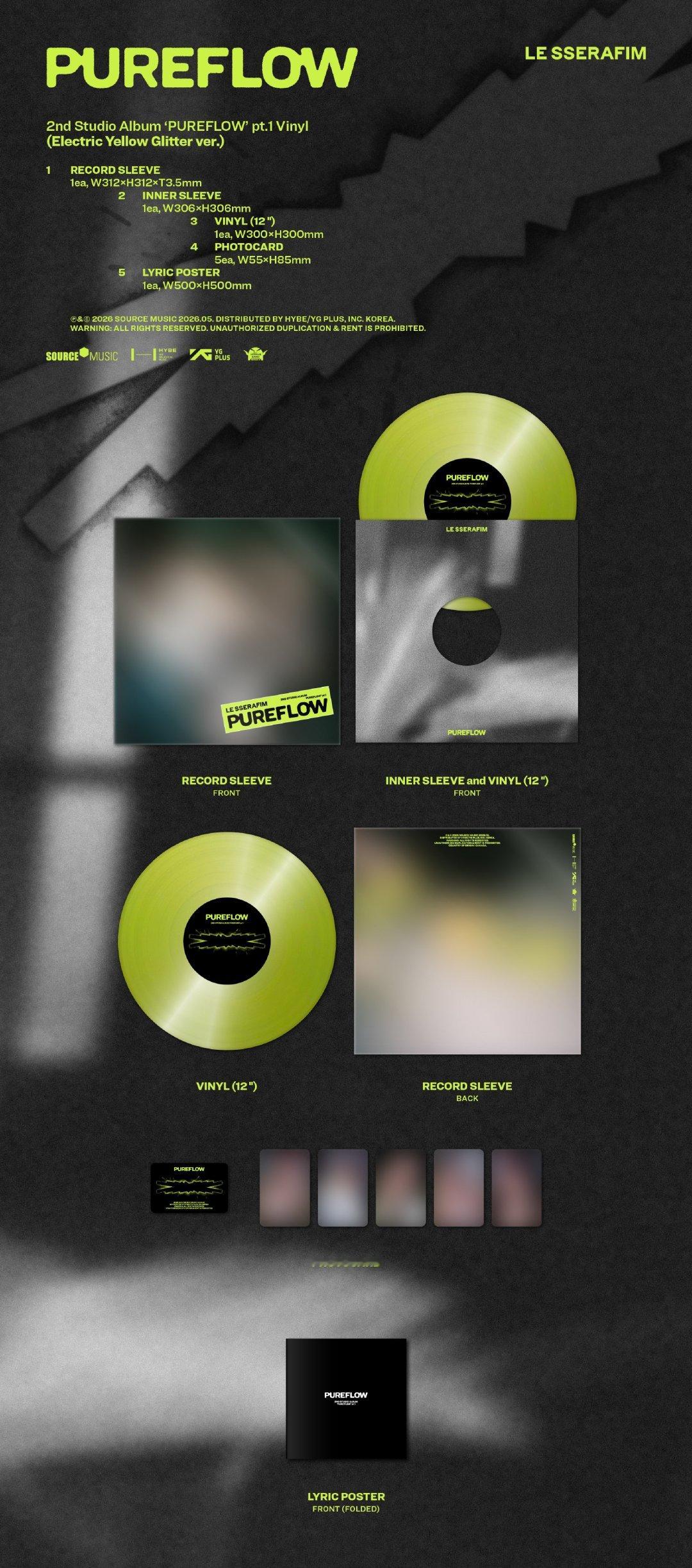 【实体快报】LE SSERAFIM 宣布正规二辑『PUREFLOW』5月22日正