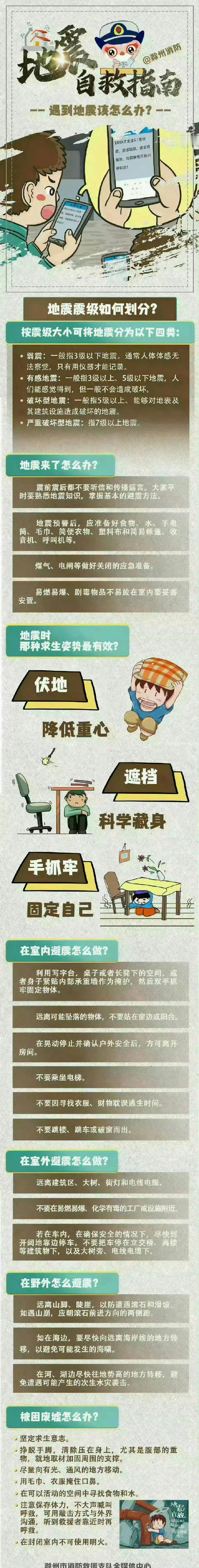 【遇到地震我们应该怎么办？】当遇到地震的时候，我们要如何紧急逃生？盲目避震可能造