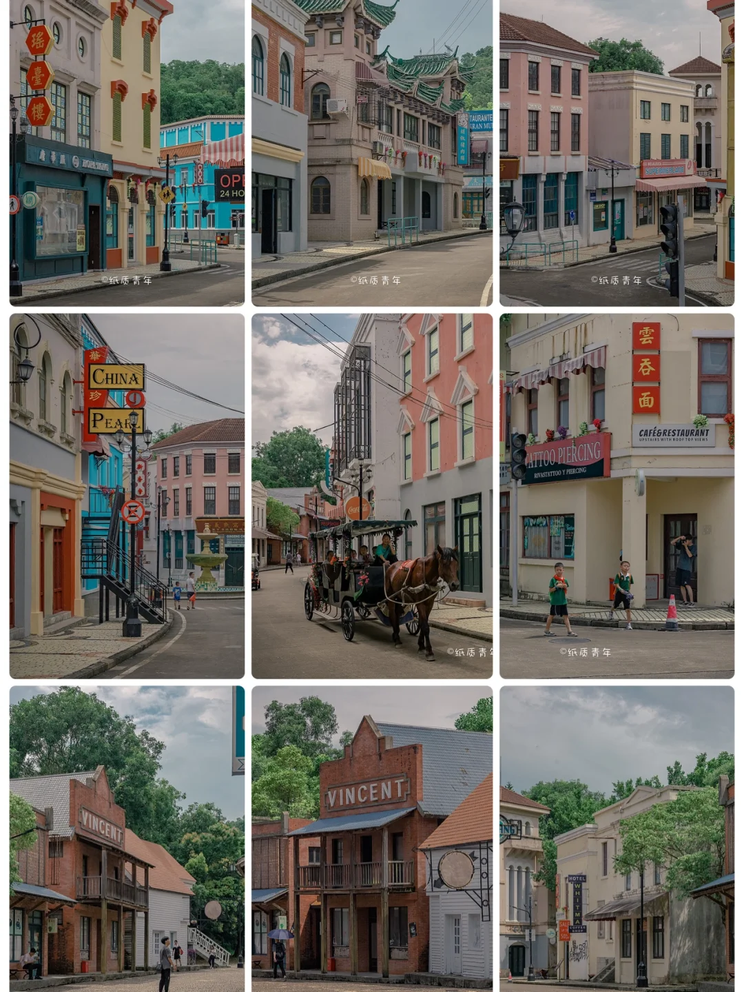 深圳周边游|中山影视城之美国街