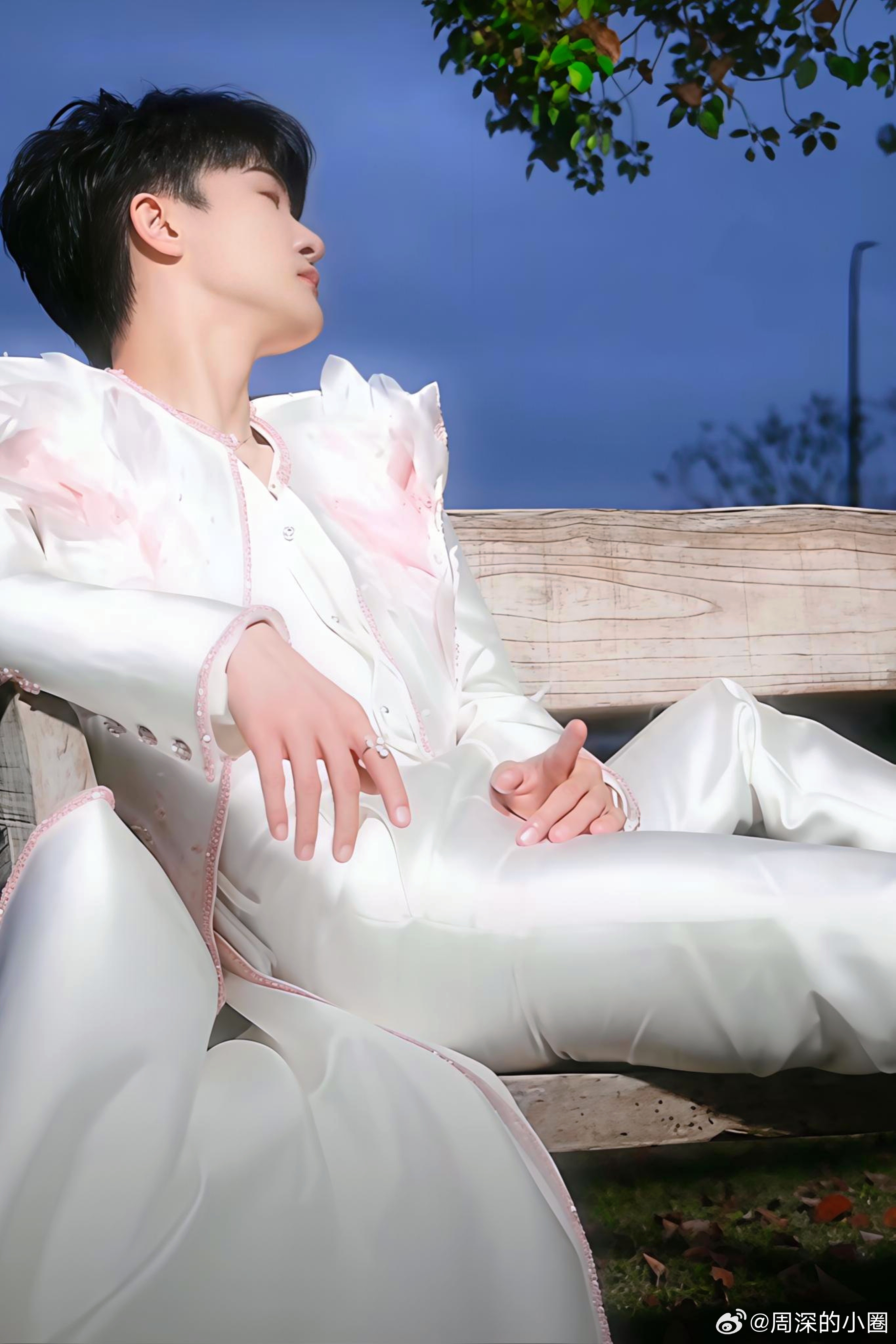 周深  周深qq音乐超级巅峰之夜 【圈宝和米说晚安】当风吹过迷惘，月落在黑云身后