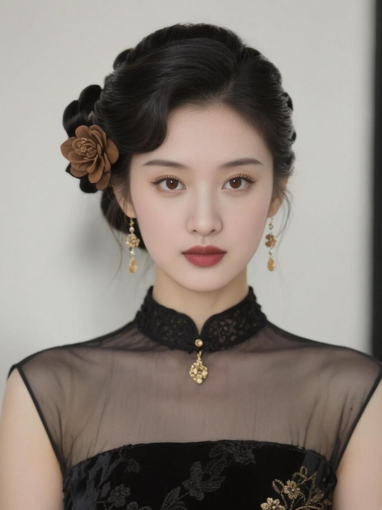 AI旗袍复古照 抖音ai创作