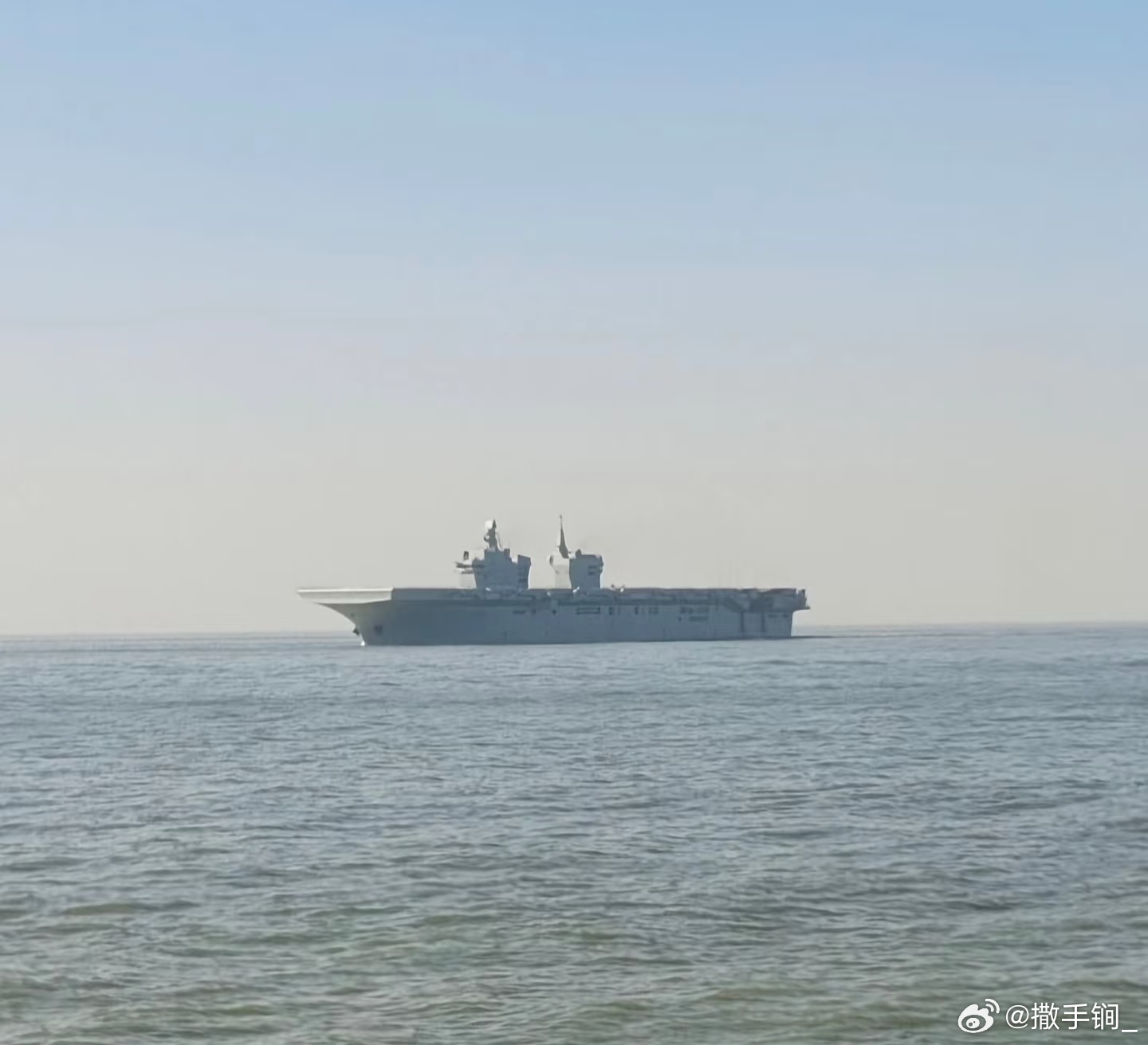 四川舰第二次试航四川舰