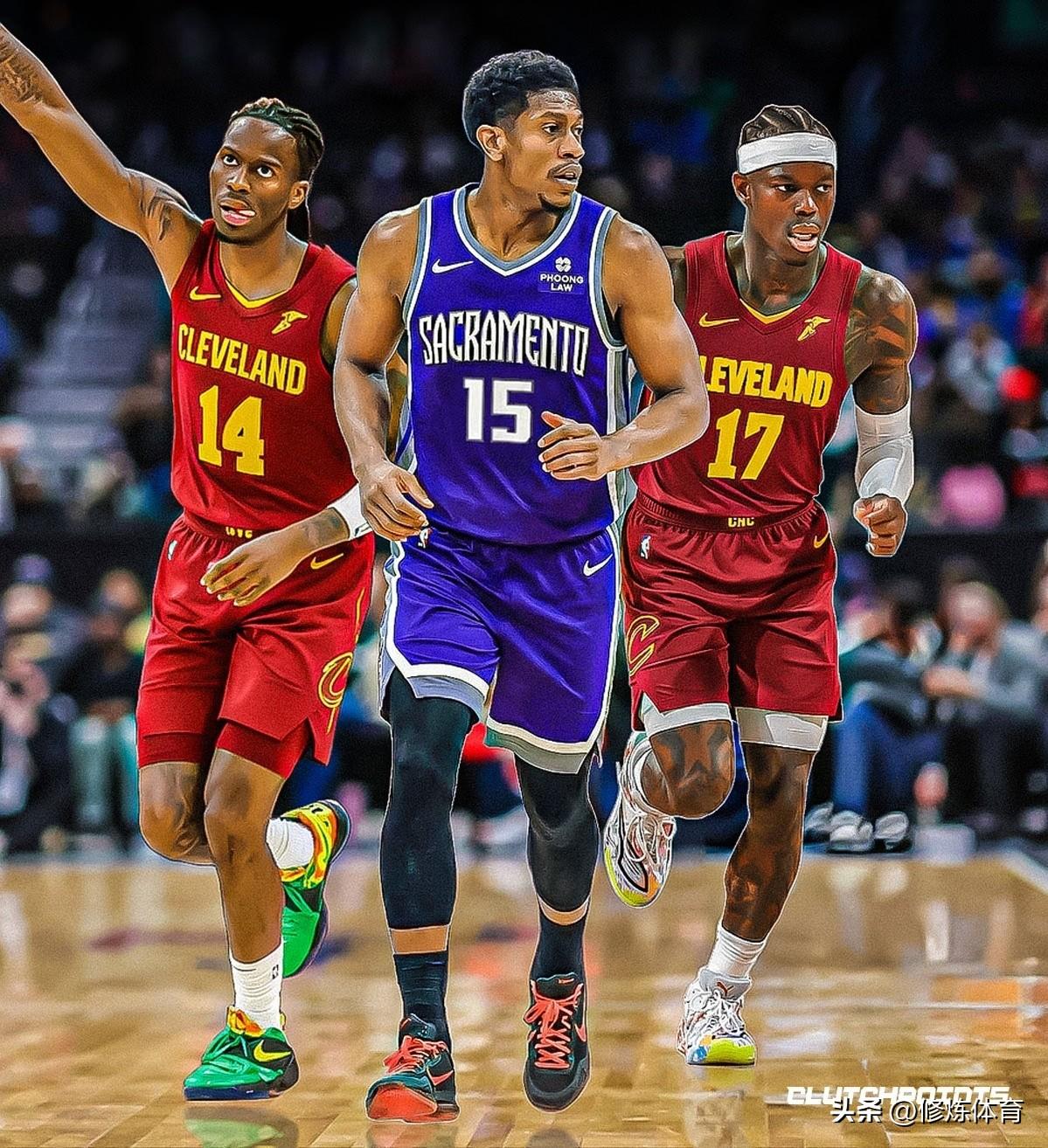 进行交易后，骑士队现有阵容所有球员场上位置如下，后卫增加，锋线减少了：

1、后