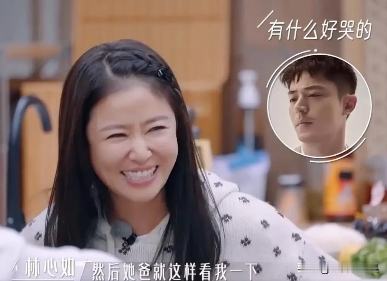 林心如近日在节目上聊到自己第一次送女儿上学的场景时，母女俩突然落泪了。

林心如