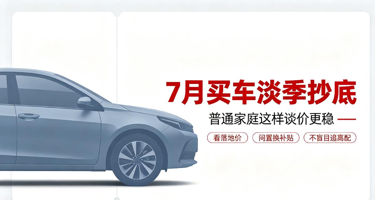 身边不少亲戚朋友最近都打算买车，我真心劝大家别等到年底再入手。

每年7、8月属