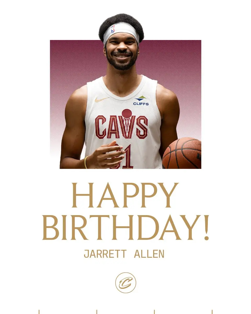 让我们一起祝爆炸头💥阿伦28岁生日快乐！！！克利夫兰骑士骑士nba