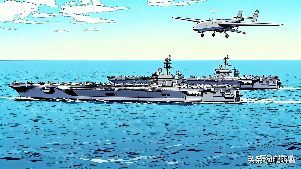 法国的“戴高乐”航母估计要吓尿了不敢来了？就在刚刚，伊朗宣布击中美国航母，当然，