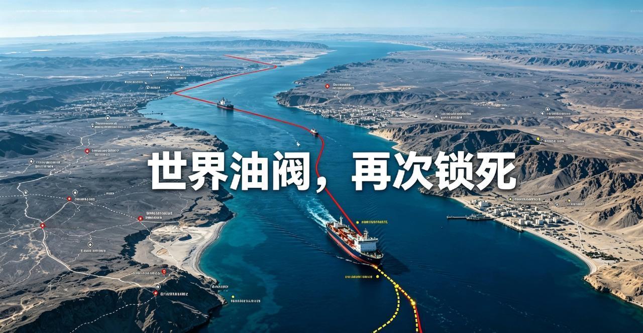 这条日均1850万桶原油、占全球海运石油贸易31%的「世界油阀」，被硬生生焊死。