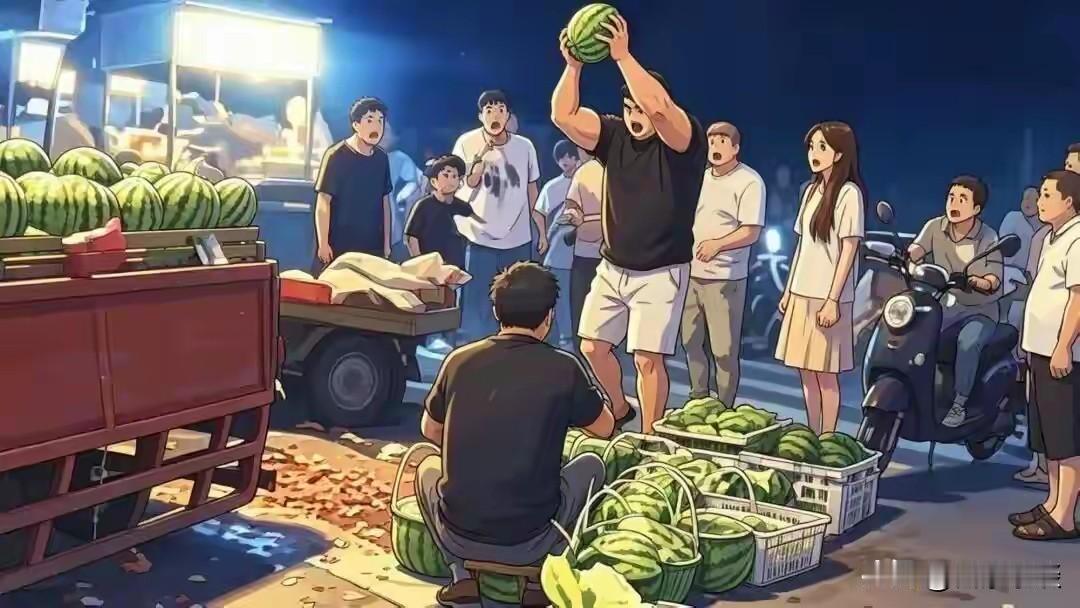 这下打人夫妻俩后悔了吧！

浙江宁波街头，女子因挑西瓜手法和摊主发生口角，喊来丈