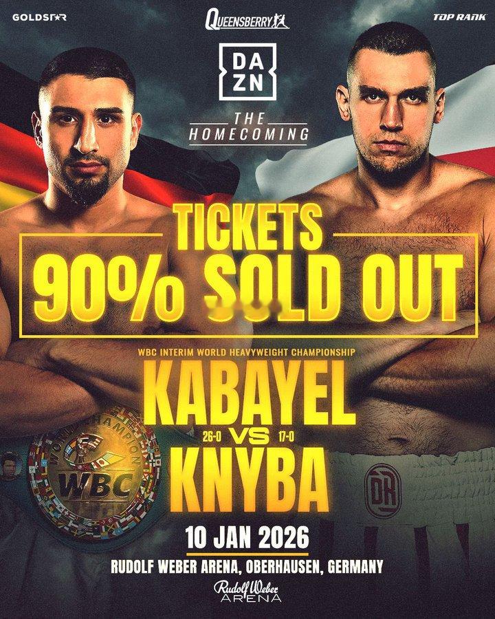 据外媒消息，阿吉特·卡巴耶尔Agit Kabayel vs 达米安·克尼巴Dam