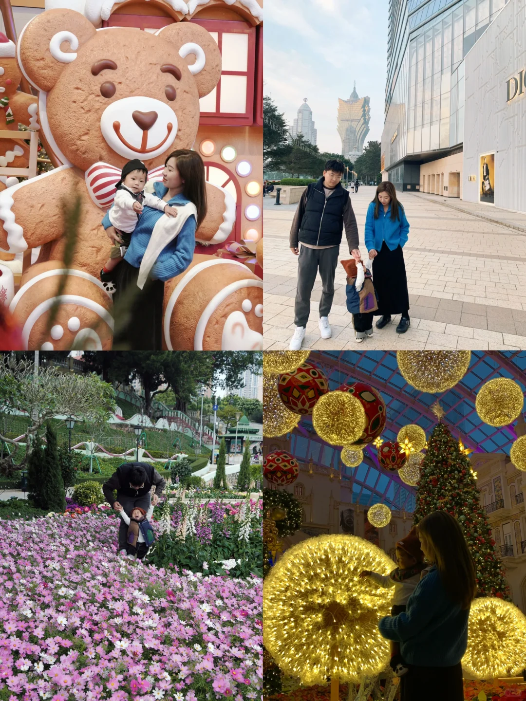 🇲🇴澳门的圣诞+花展，还挺适合遛娃！