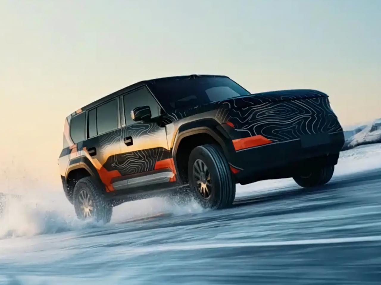 🤔🏕️ 广汽传祺全新硬派越野SUV曝光，这车看着挺香，激光雷达、插混、方盒子