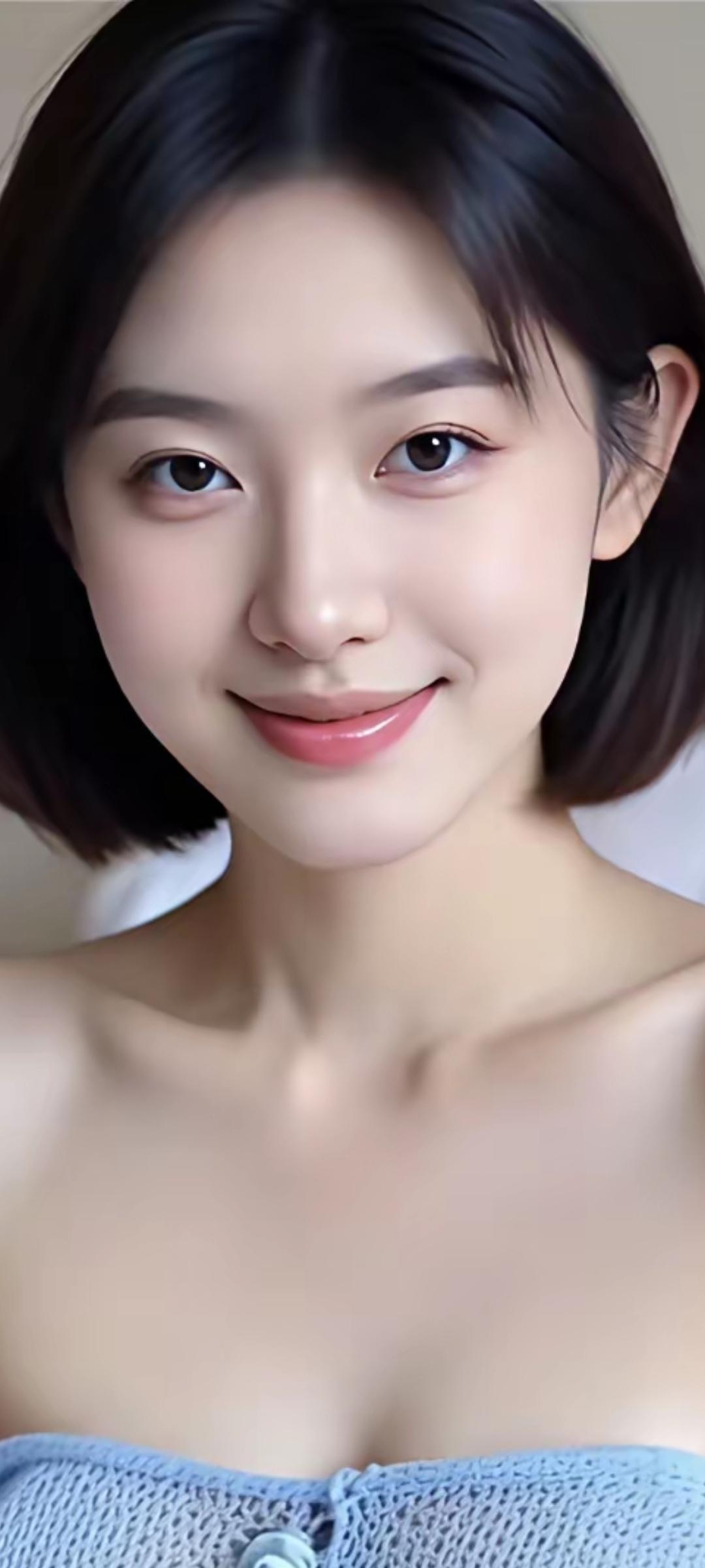 温柔微笑，清新自然，元气满满的一天！🌞💕