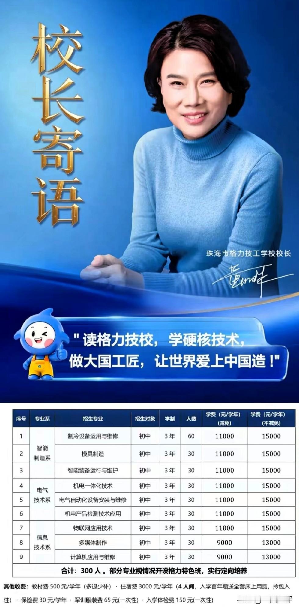 【格力此举，意义非凡】
格力办学了！
虽然首届只招收300名学生，但贵在跨出的这