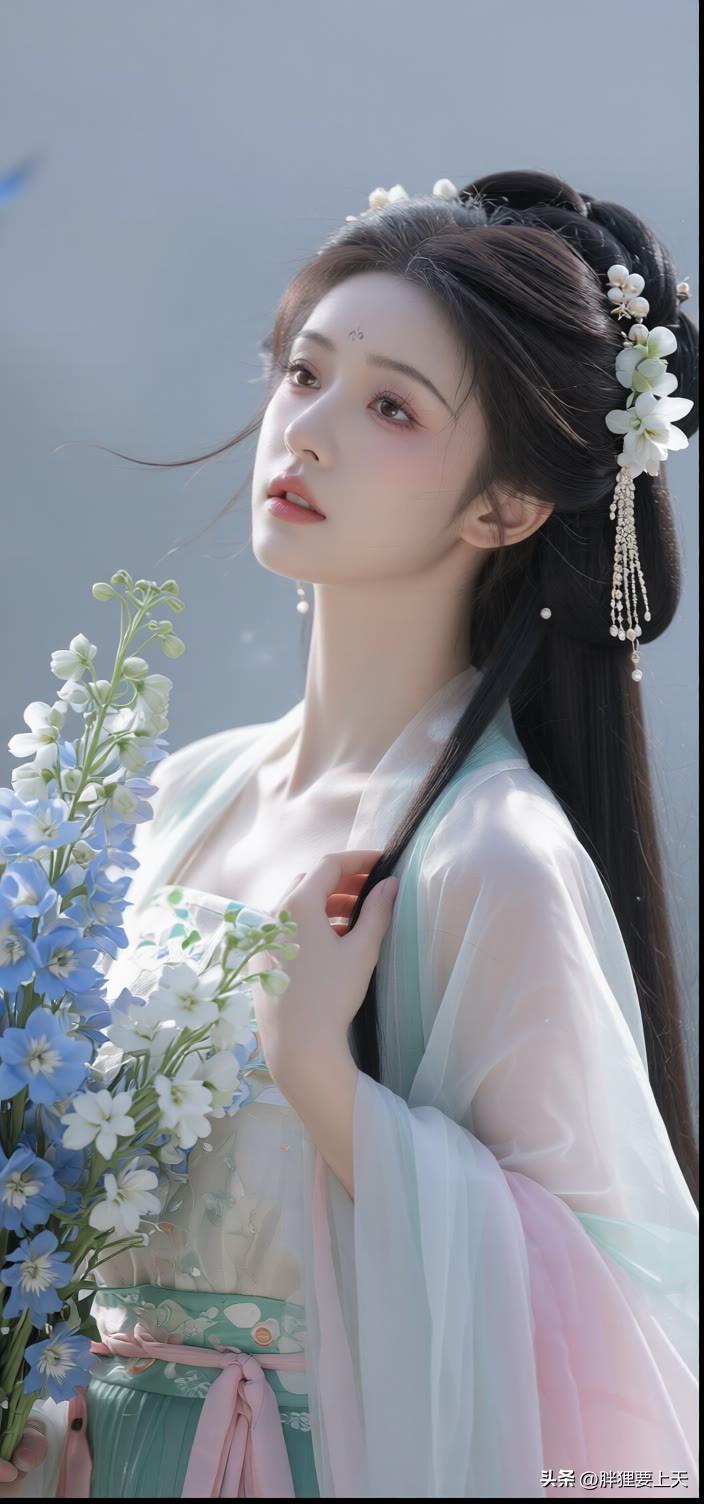 春衫裁作绿，飞燕入画来。美女人像群 高清美女 高雅气质美女 古风