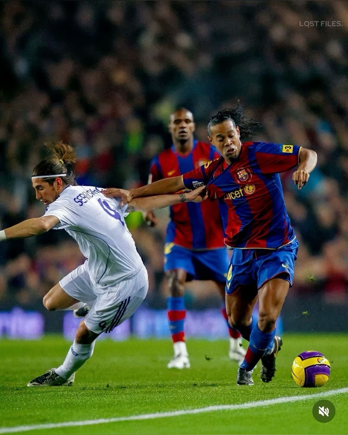 Ronaldinho vs Ramos 巴萨 ​​​