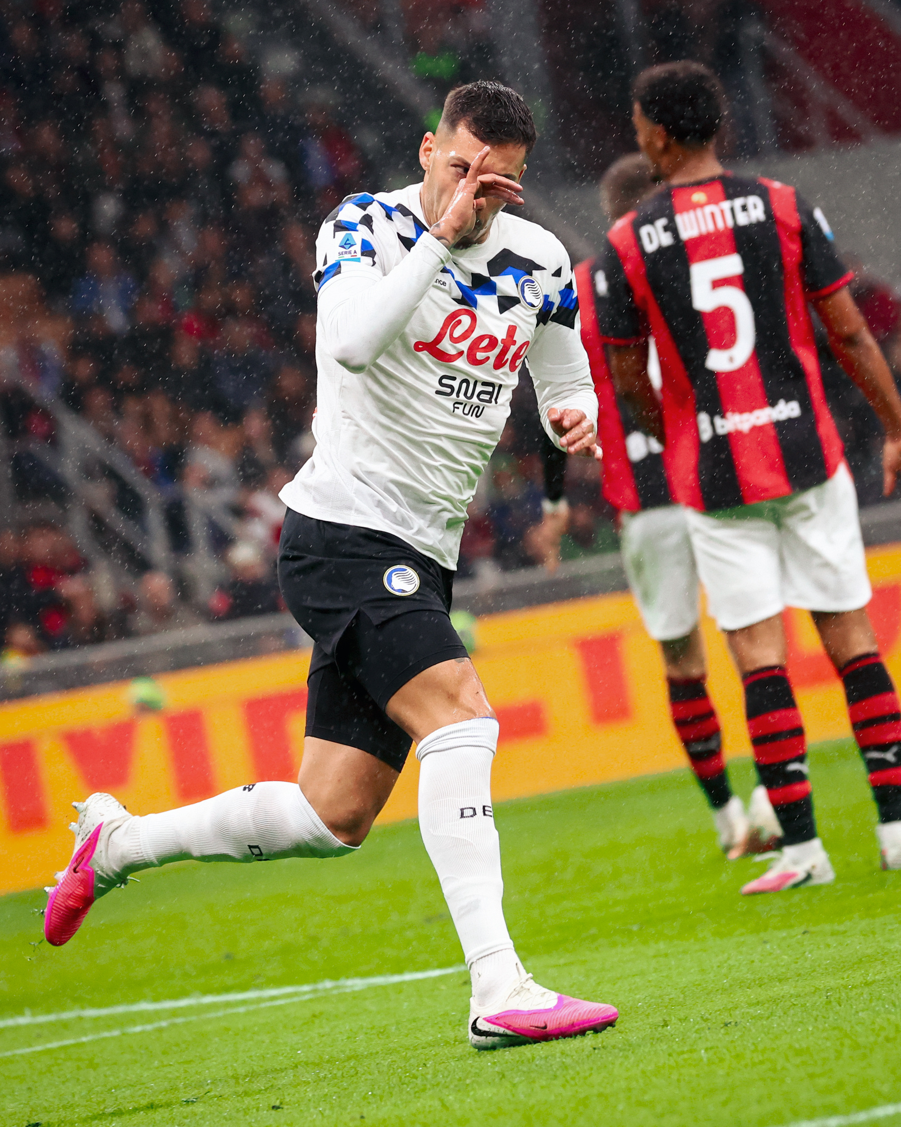 加埃诺诺身披蓝黑战袍的首球 ⚽️🫶亚特兰大冲啊🖤💙 亚特兰大足球俱乐部[超