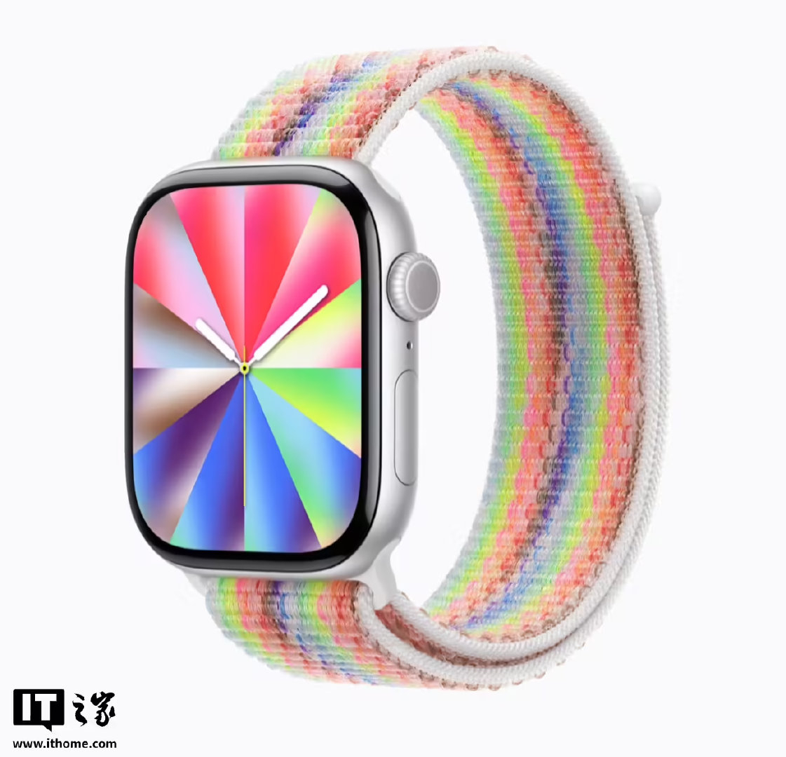 【2026款AppleWatch彩虹版表带，苹果发布2026款AppleWatc
