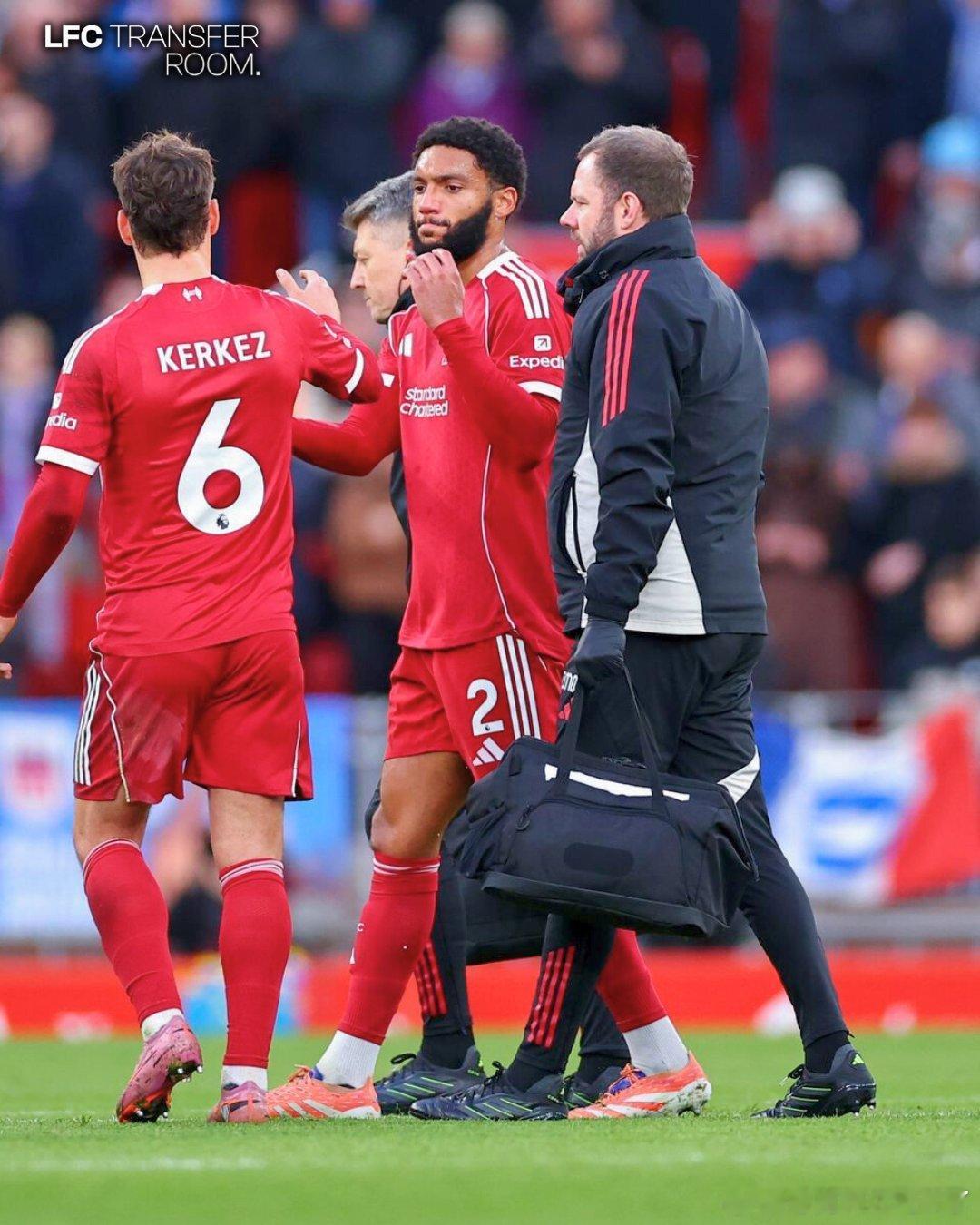 皮尔斯透露戈麦斯将接受扫描，以确定今日比赛中腿筋受伤的具体程度。真心希望只是轻微